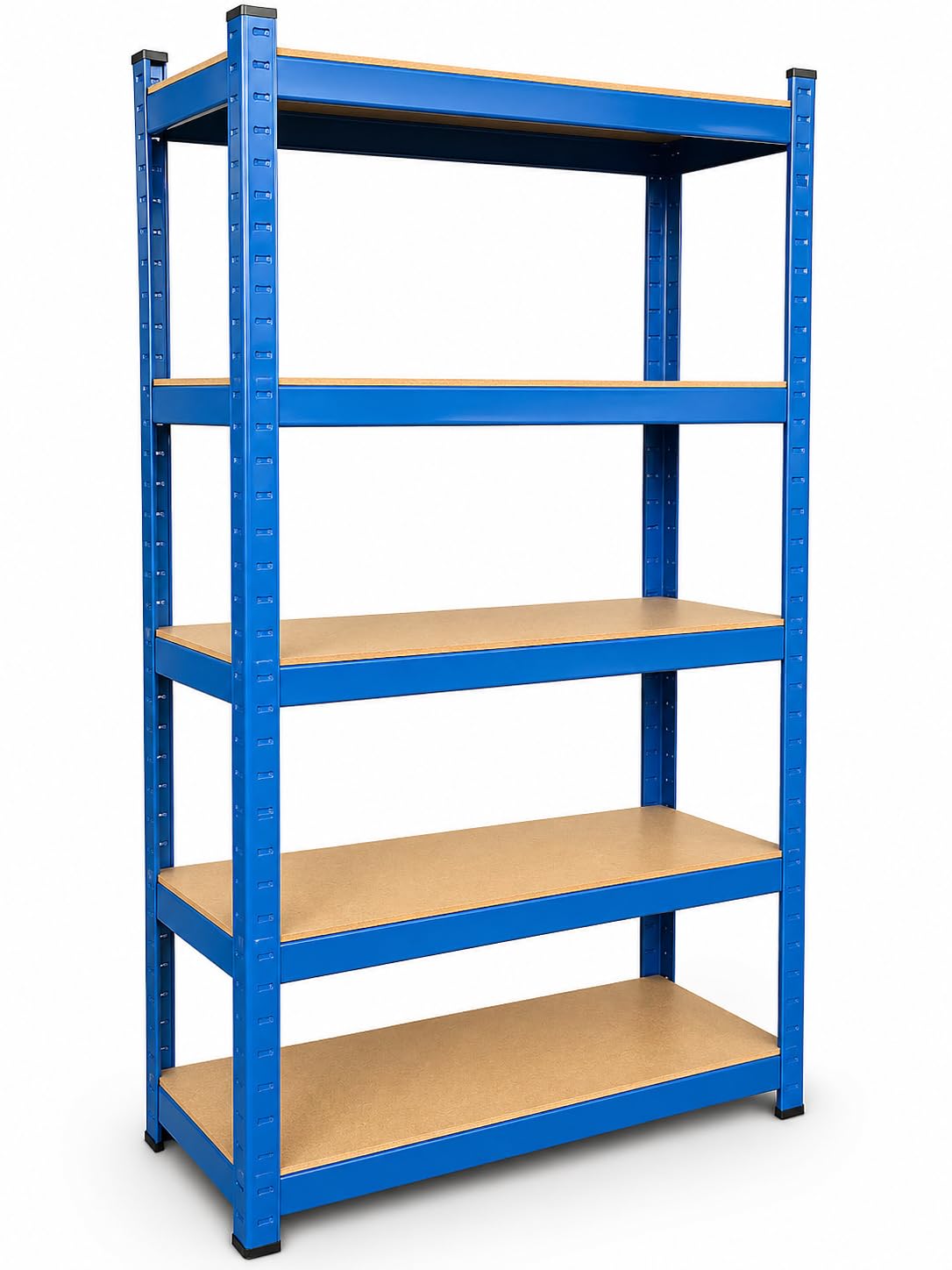 Heavy Duty Garage Shelving Unit 5 Tier – 175kg Per Shelf, Boltless Metal Racking, Adjustable Storage Shelves for Garage, Warehouse & Shed (180x90x60cm)