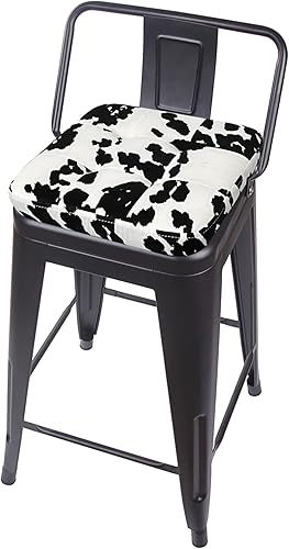 Vista 177 de GIA Taburete de metal con respaldo bajo de altura de mostrador de 24 pulgadas con asiento de cuero vegano, color plateado