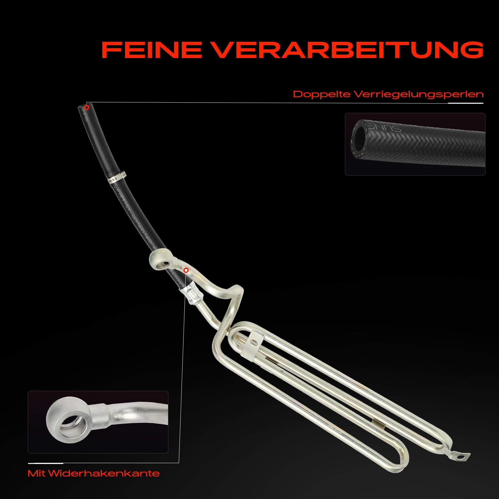Frankberg Ausgleichsbehälter Schlauch Kompatibel mit 3er E36 320-328 3er Cabriolet E36 320-328 3er Coupe E36 320-328 3er Touring E36 320-328 Replace# 32411141714