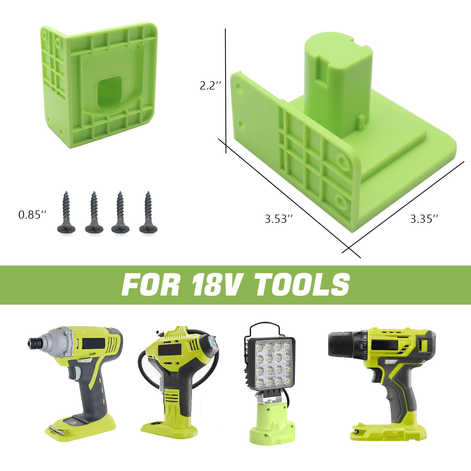 Amazon.com: 5-Pack Tool Holder Organizer Wall Mount Compatible