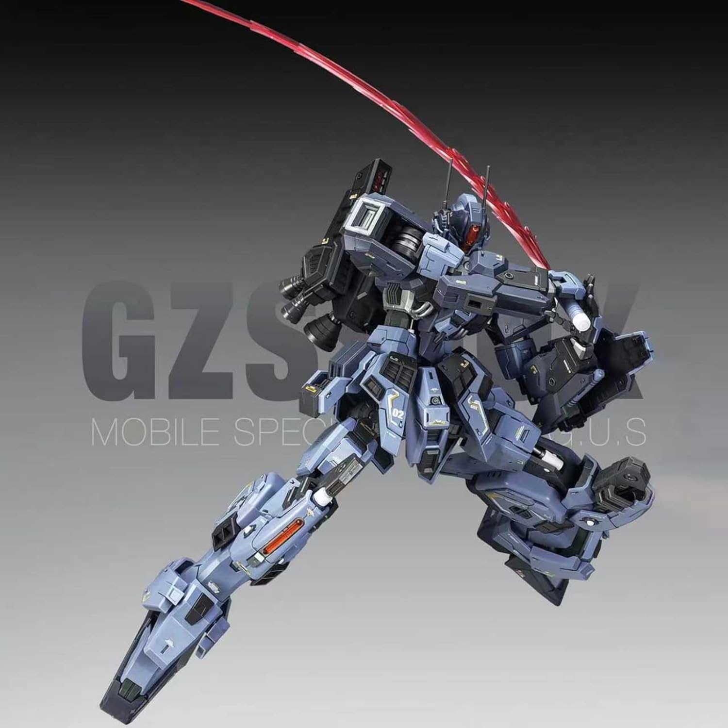 Amazon | SYXLCYGJ ZZA 1/100 GZSS-OX グス GUS 高さ約21cm 色分け済み