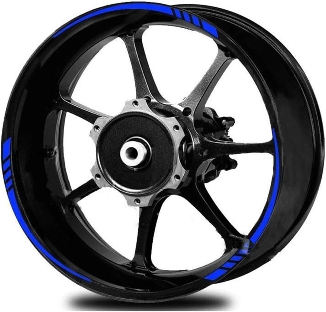 ホイールステッカー バイク ホイール ハブ ステッカー リム デカール