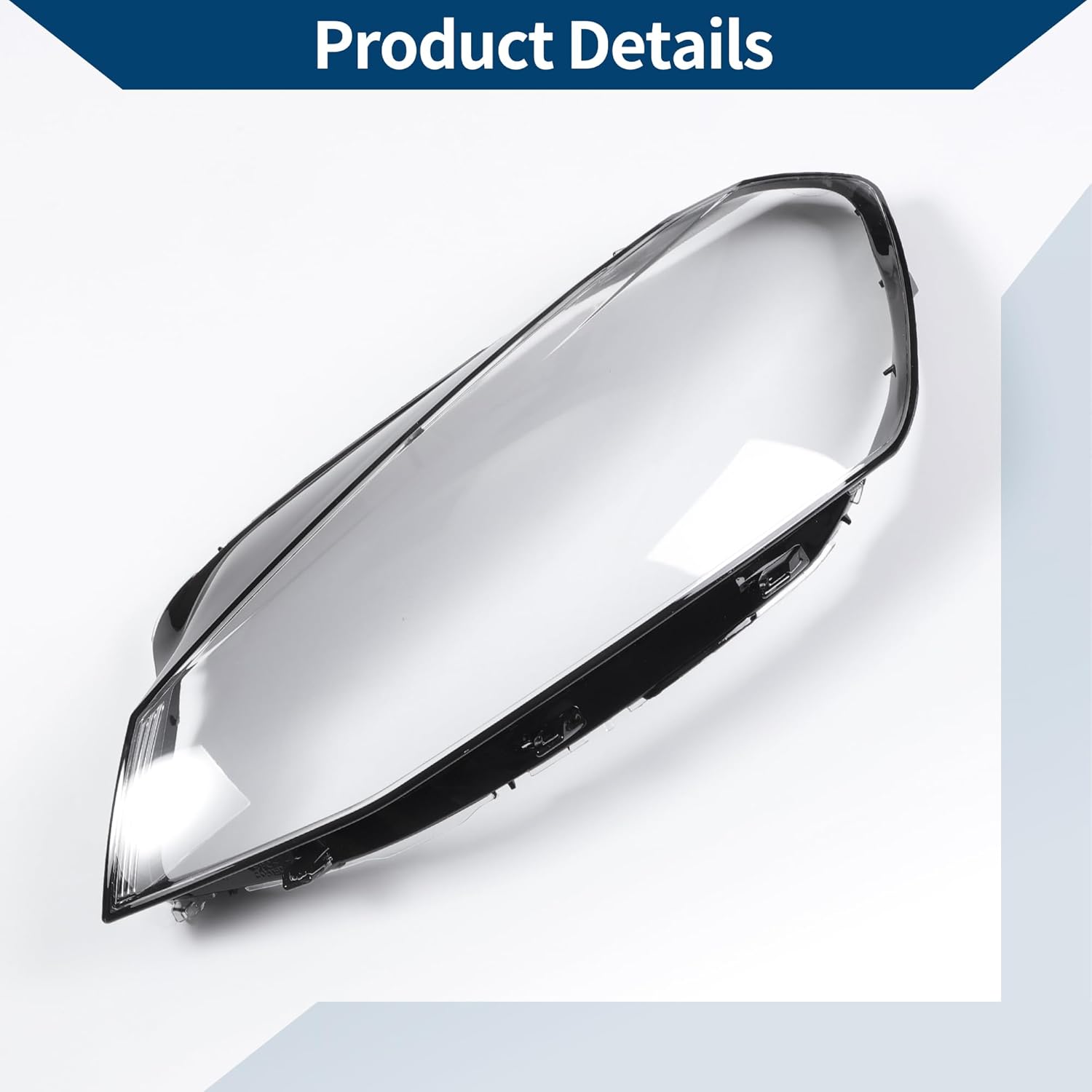 Headlight Lens Cover Headlight Headlamp Lense Clear Lens Cover No.5GM941005 for VW Golf 7 2014-2017 Black,Clear Pc 1 Pc Front Left Car