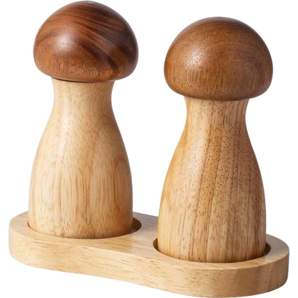 Moulin à sel manuel et poivre en bois - Moulin à épices de cuisine rechargeable longue durée