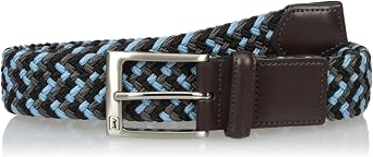 PGA TOUR Mens Pga Tour Multicolor Stretch Braid Mens Belt