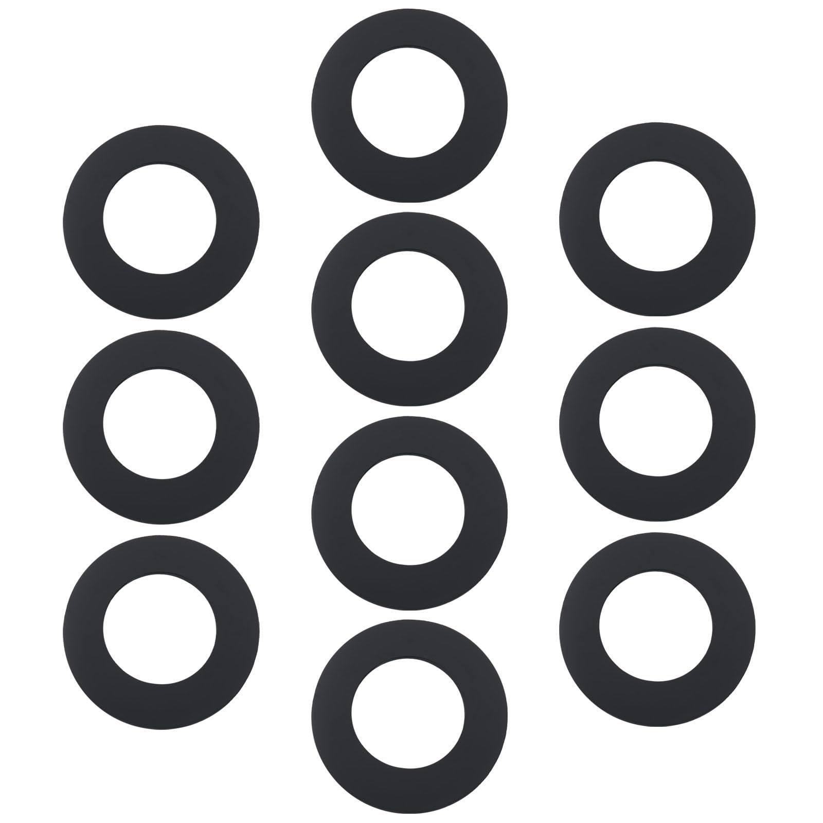 eMagTech 10 Pieces 1/2" BSP Pillar Tap Washer Replacement 22mm Center Nitrile Tap Washer for Fixing Taps to Basins Sinks