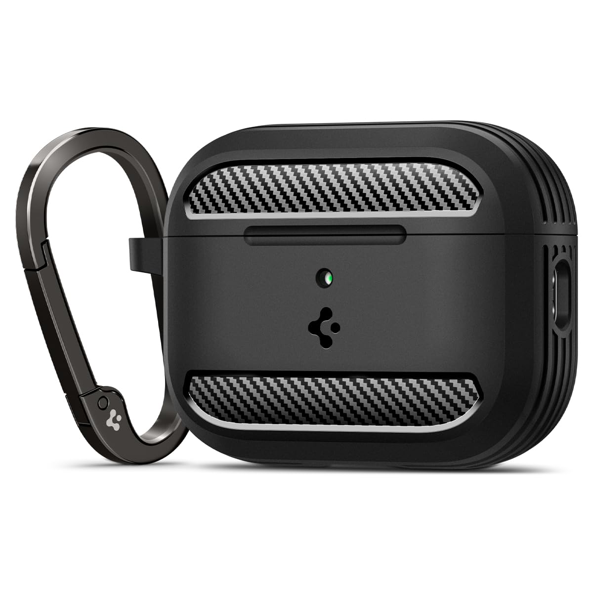 Spigen AirPods Pro 3 Cover Case, Carabiner Included, [Shock Proof] [Light & Compact], Rugged Armor - Matte Black - Review, Price and Buying Guide