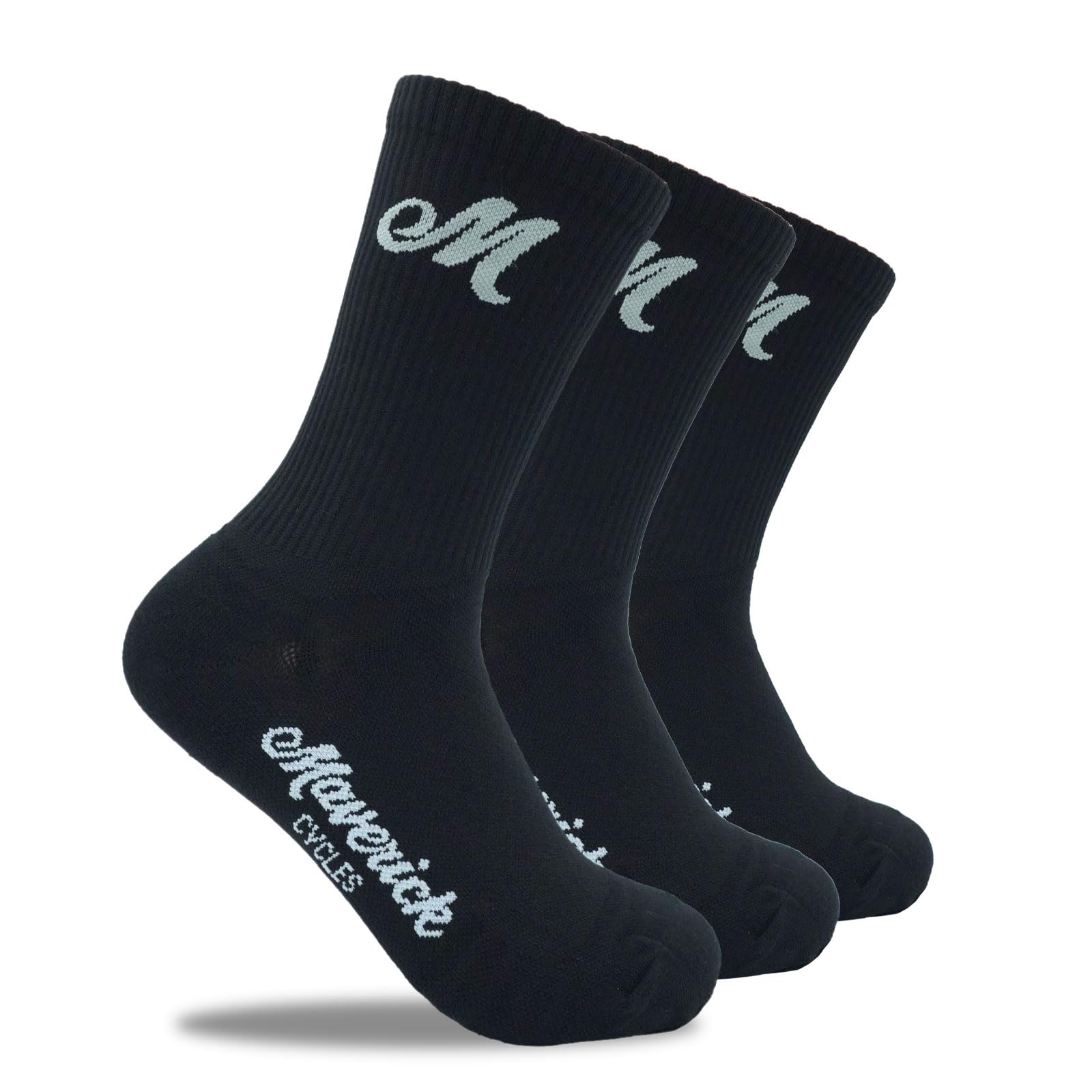 Bike PRO - Calcetines de compresión para ciclismo, 1/2/3 pares, calcetines deportivos para senderismo y correr