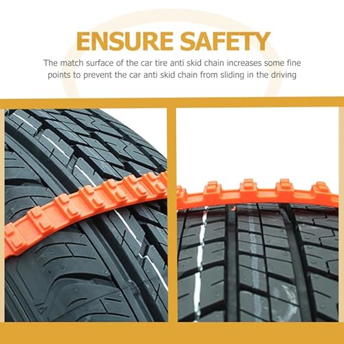 Gatuida 20 Zoll Auto Schneeketten Rutschfeste Winterreifen Ketten Für Suvs Lkw Und Autos Notfall Anfahrhilfe Bei Schnee Und Eis
