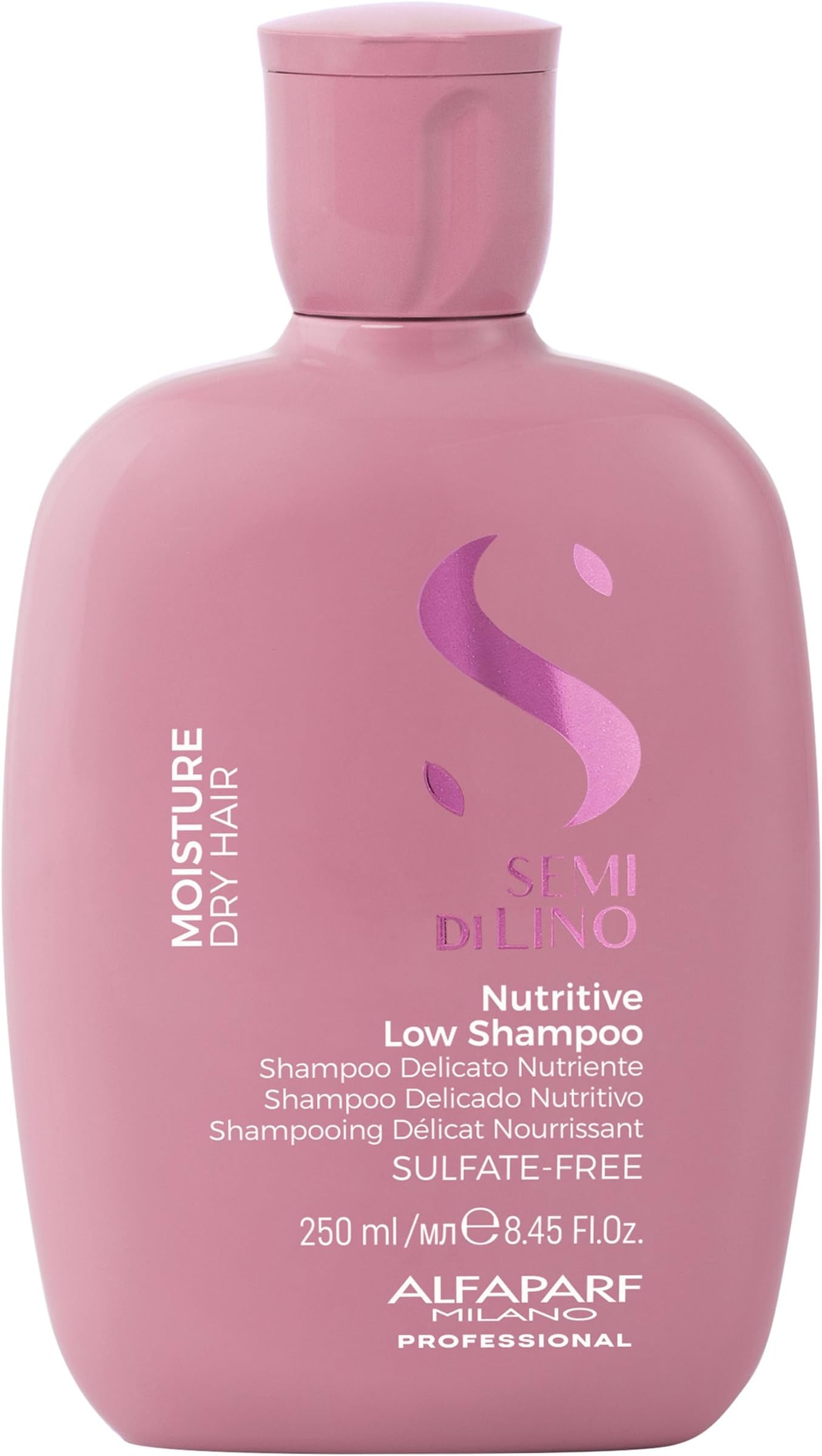 - Professional Moisture Nutritive Shampoo For Dry & Frizzy Hair - Sufate, Paraben And Paraffin Free, Treated Hair With Vitamin E, Repairs Frizzy Hair (250Ml)
