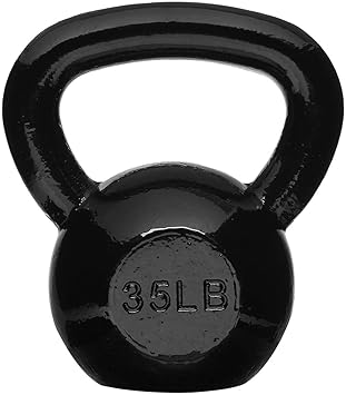 AmazonBasics Enamel Kettlebell, 15.9 Kgs (35 pounds)
