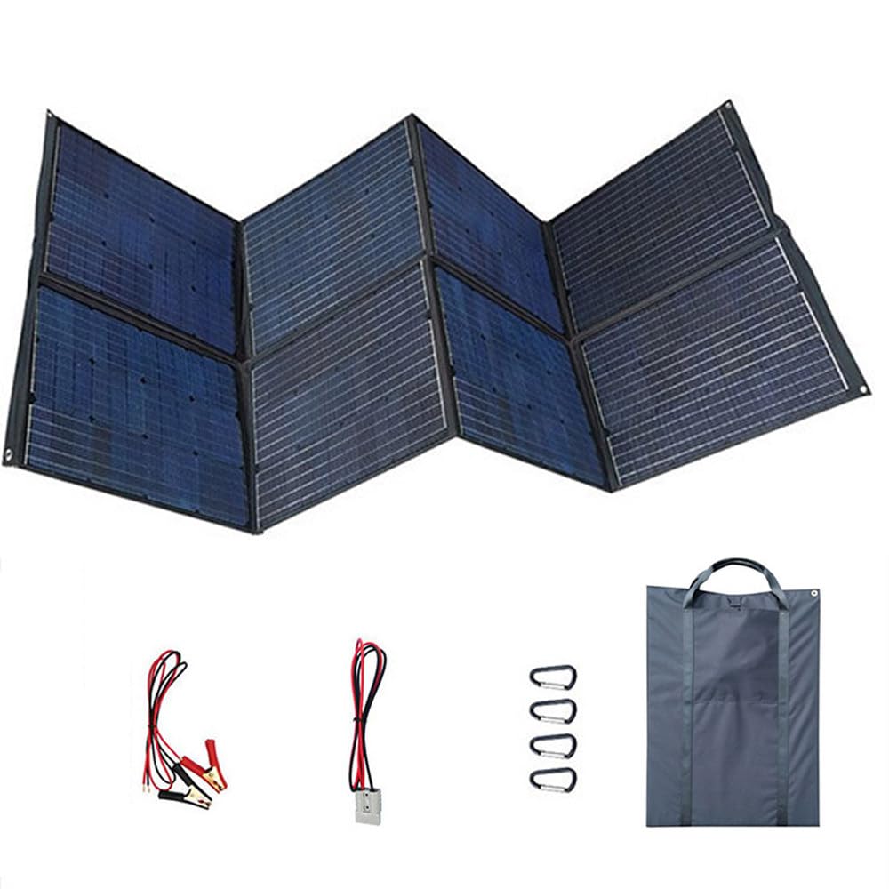 Chargeur Solaire 400W d'urgence Pliable, étanche et Anti-salissure, Sac à Dos de Camping, randonnée, téléphone Portable, Batterie Externe, Tablette, Petite Centrale électrique,500W