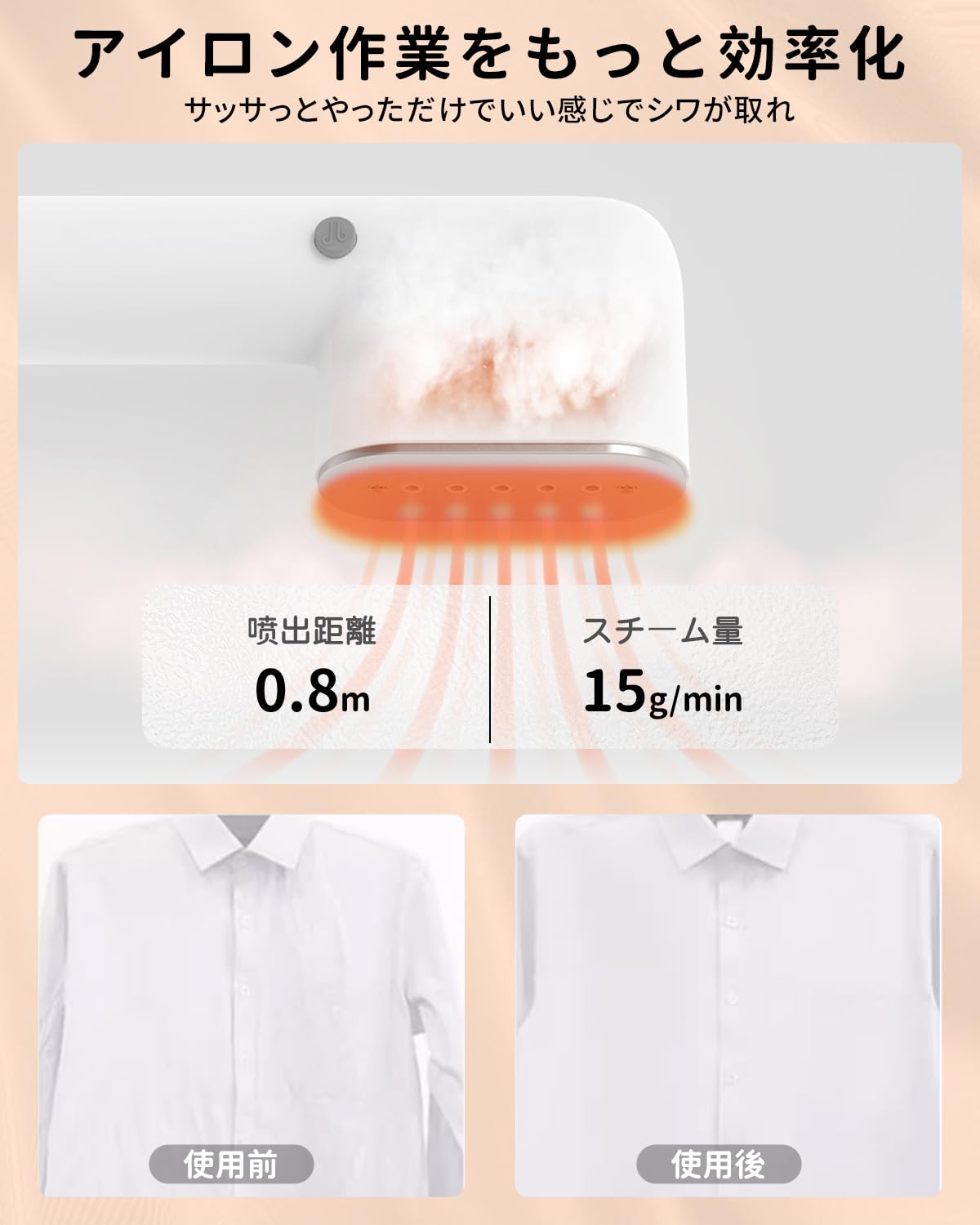 スチームアイロン 15分間連続使用可能 71VEGpncW8L._UF1000,1000_QL80_.jpg