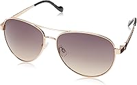 Jessica Simpson J5702 Women's Elegant Metal Aviator Sunglasses UV400 Protection - Lightweight Glam Style