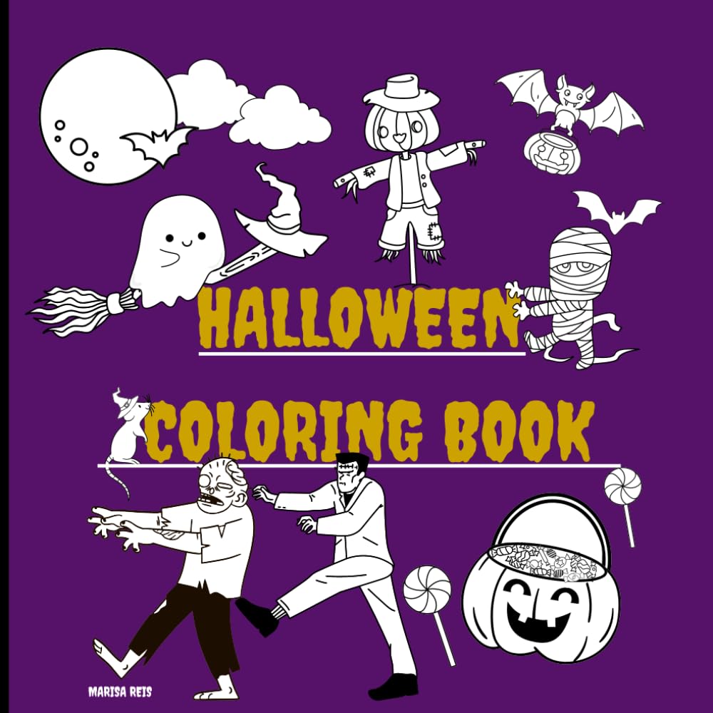 Halloween Coloring Book