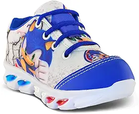 tenis de led infantil masculino sonic com luzinha meninos