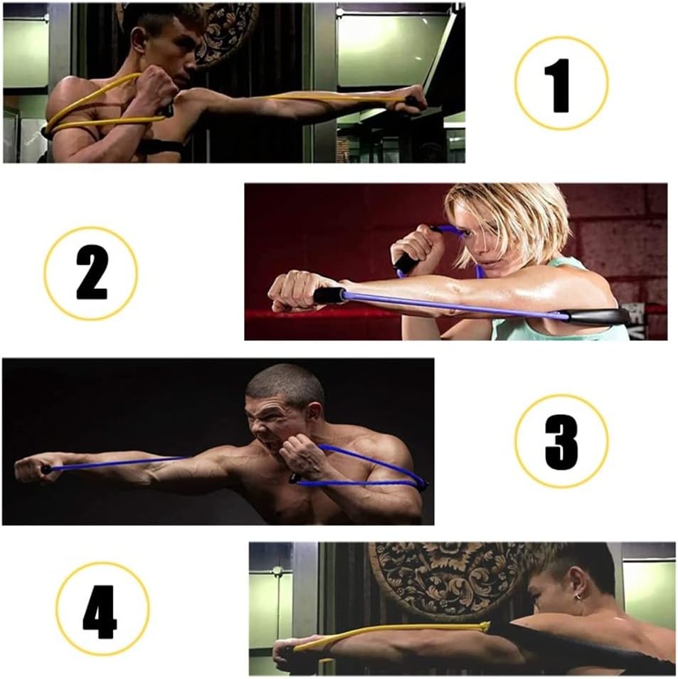 Resistance Band Rubber Speed Training Pull Rope Muay Thai Karate Arm Strength Suitable For Home Gym Workout