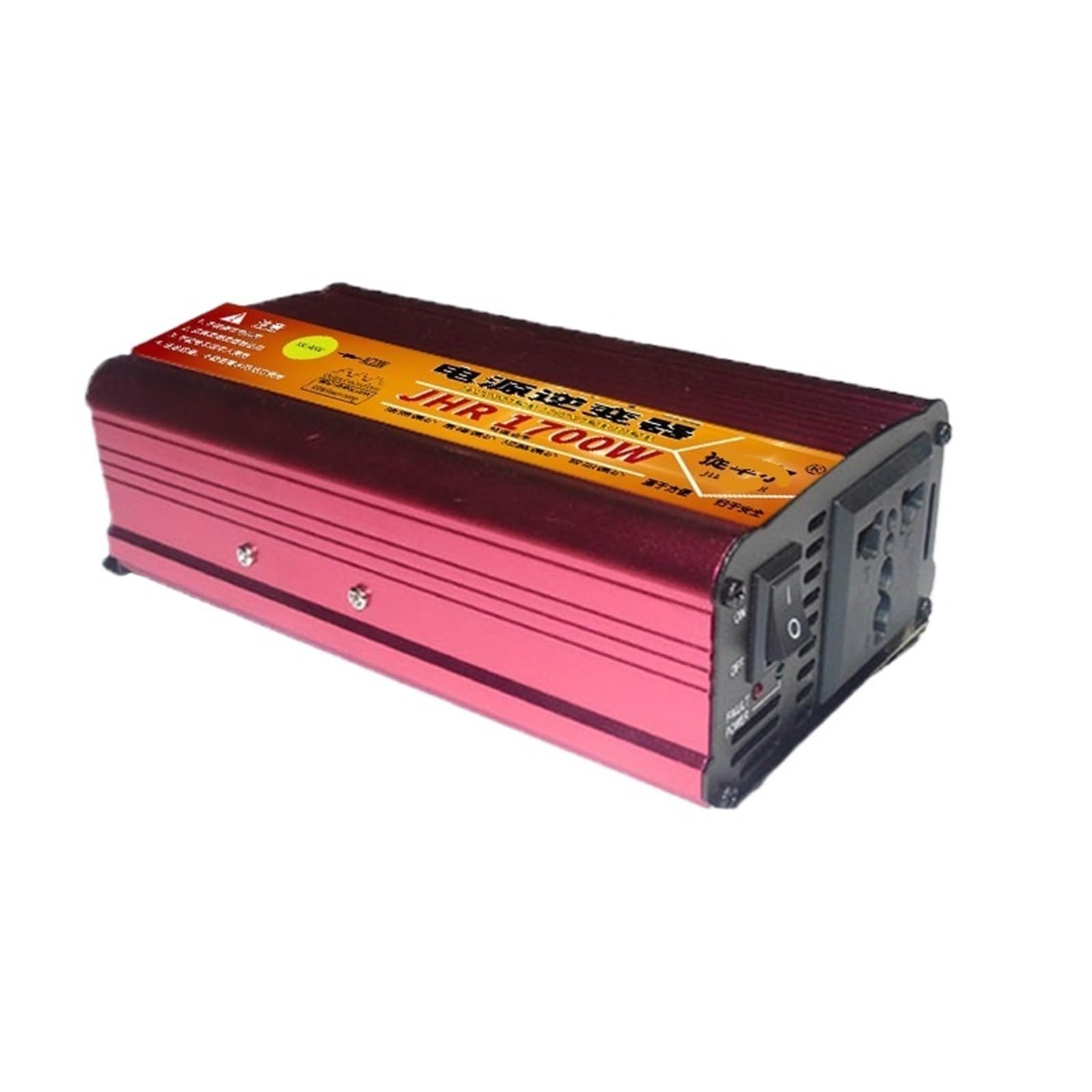 Inverseur de 72V 220V 1700W pour conversion de puissance de batterie domestique