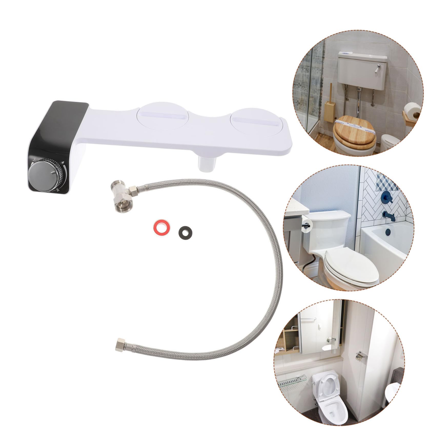 SEWACC Accesorio de Bidet Autolimpiante Rociador de Bidet para Inodoro Accesorio para Higiene Personal Baño