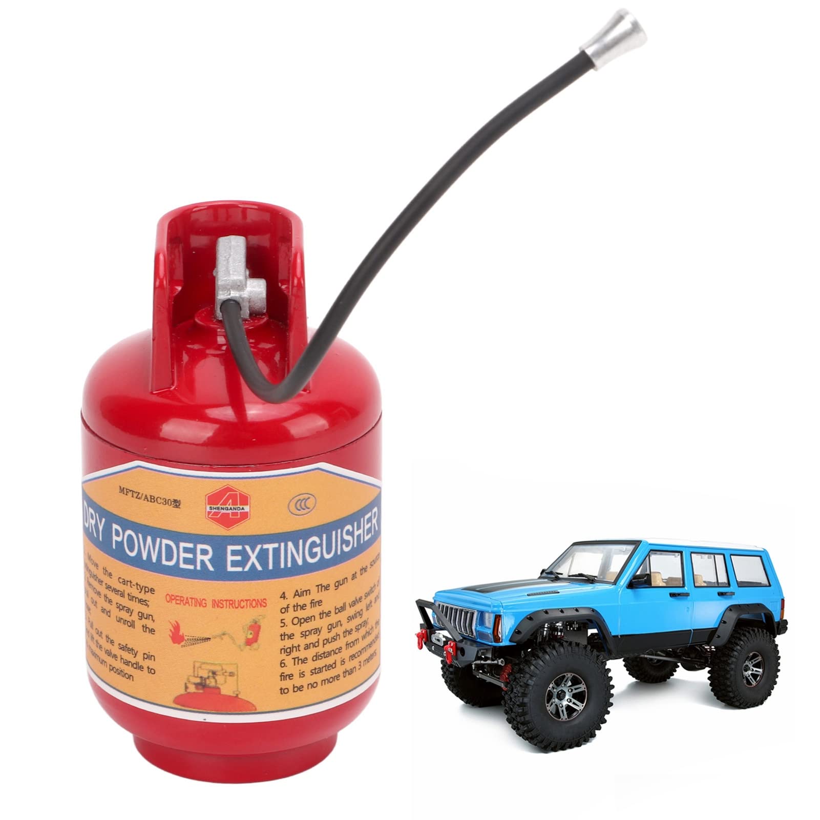 Symulacja RC 1/10 gaśnica przeciwpożarowa uniwersalna dekoracyjna gaśnica RC dla TRX4 dla osiowego SCX10