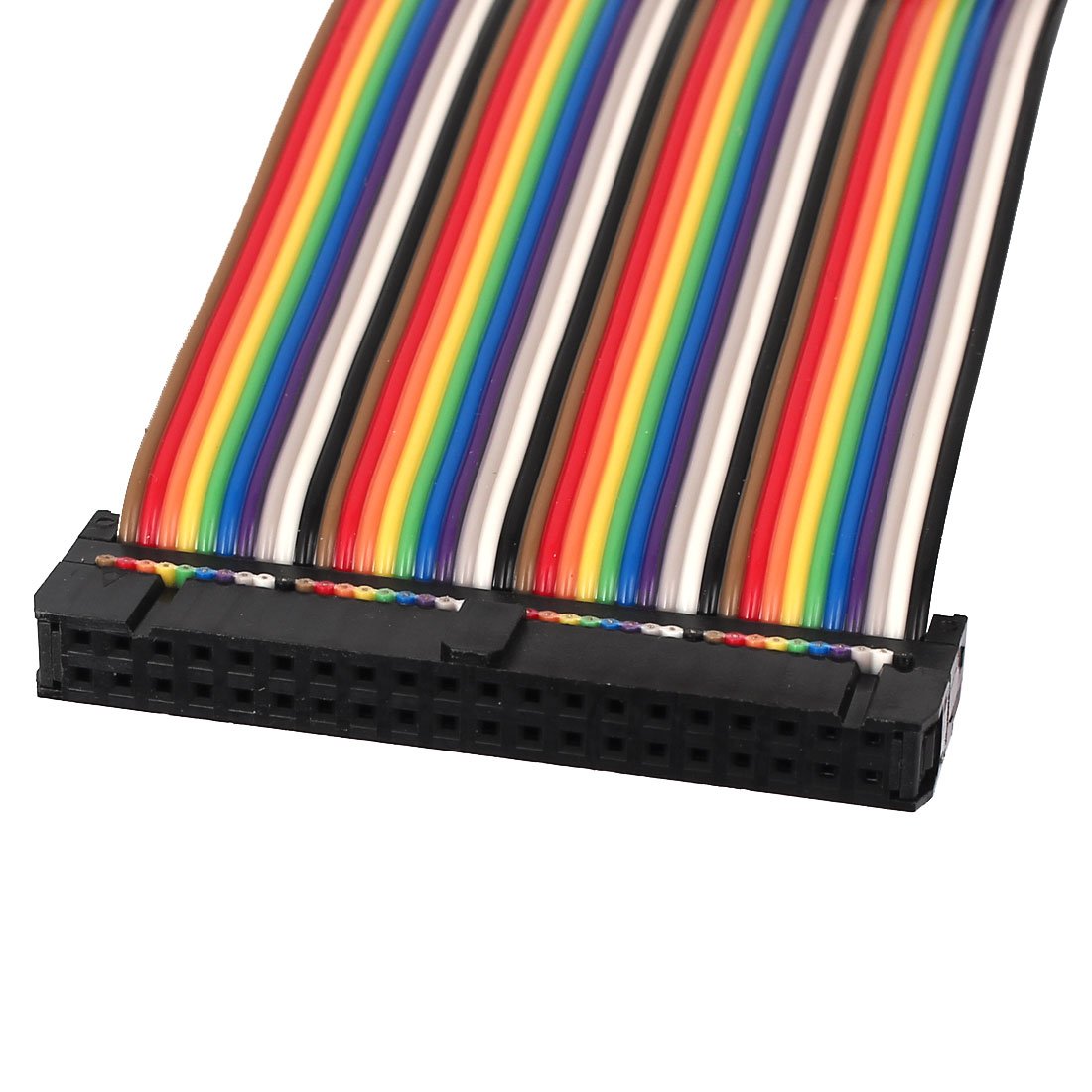Câble Ruban Plat 40 Broches - Connecteur FC/FC Type A, Pas 2.54mm, Longueur 1m