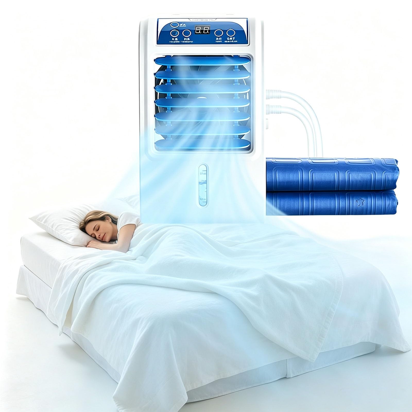 Rsqql One Color 8W Water Cooled Mattress Pad