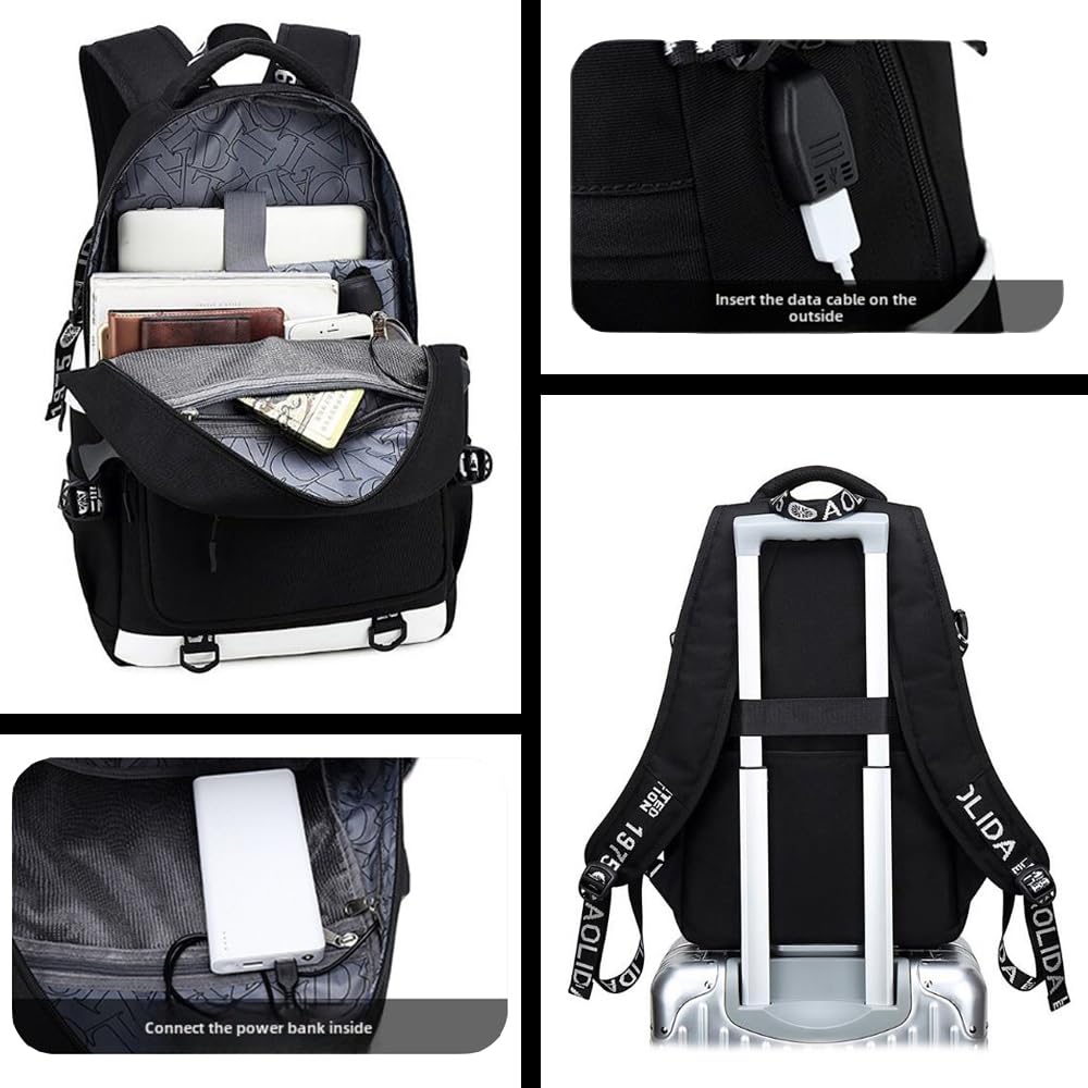 Jugador De Fútbol Estrella M-essi Multifunción Luminoso Mochila Viaje Fútbol Club Fans Portátil Mochila
