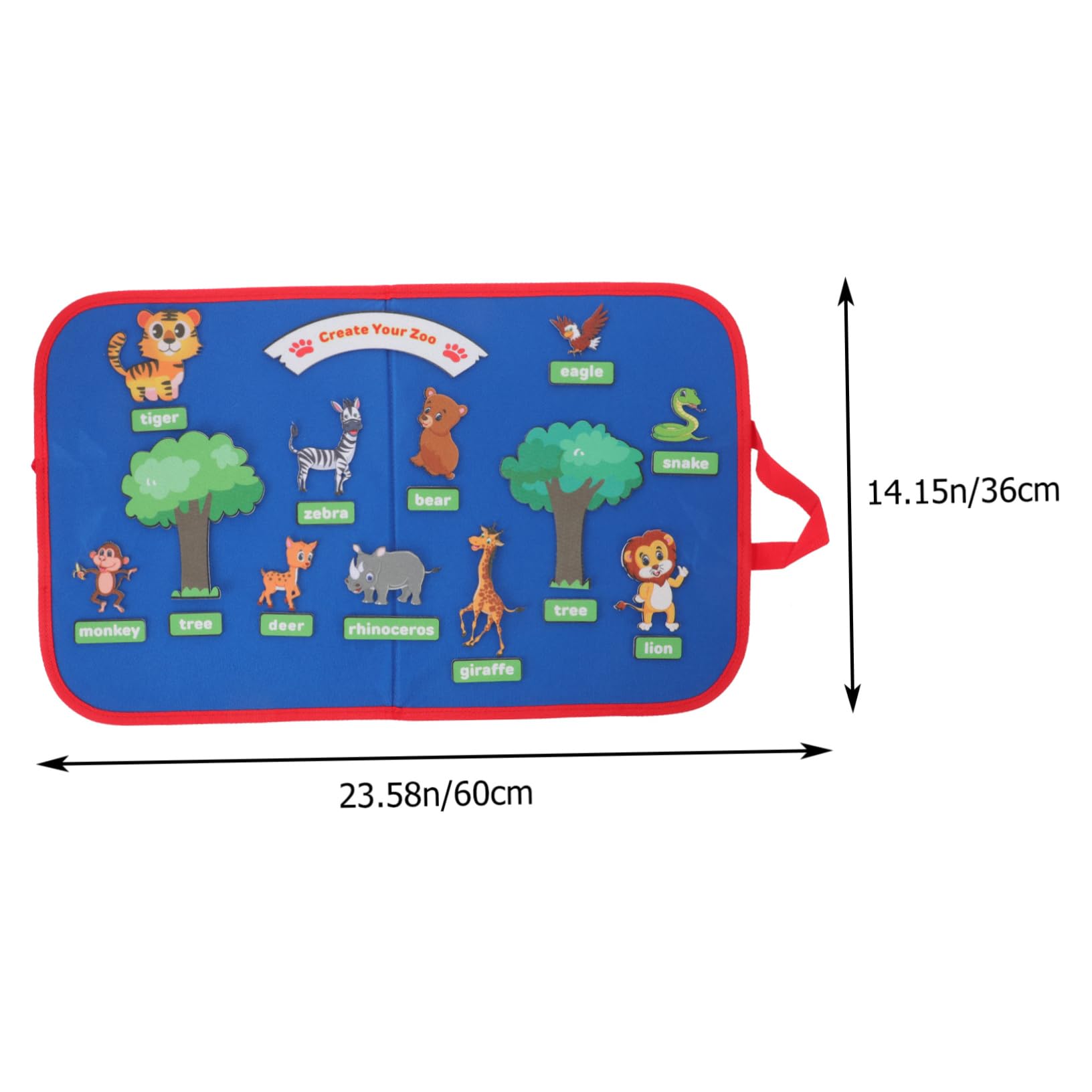 PLAFOPE 1Set Educational Felt Board for Interactive Felt Story Board for Preschool Engaging Learning Tool for Fine Motor Skills Cognitive Development for Parent Bonding
