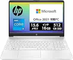 HP 15.6インチ ホワイトノートパソコン　Win10 Amazon.co.jp: HP 15s ノートパソコン 15.6インチ フルHD