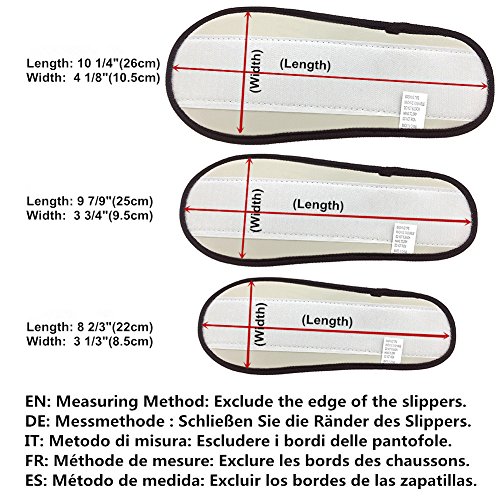 Selric Cozy Washable Dust Mop Slippers Stripe Closed Toe, Multi-sizes Multi-Colors Available, Chenille Fibre Detachable Mop Soles, Indoor House Slippers2