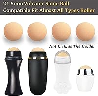 Vista 2 de Control de aceite On The Go Ball Fit REVLON - Bola de rodillo volcánica absorbente de aceite, compatible con rodillo de absorción de aceite REVLON