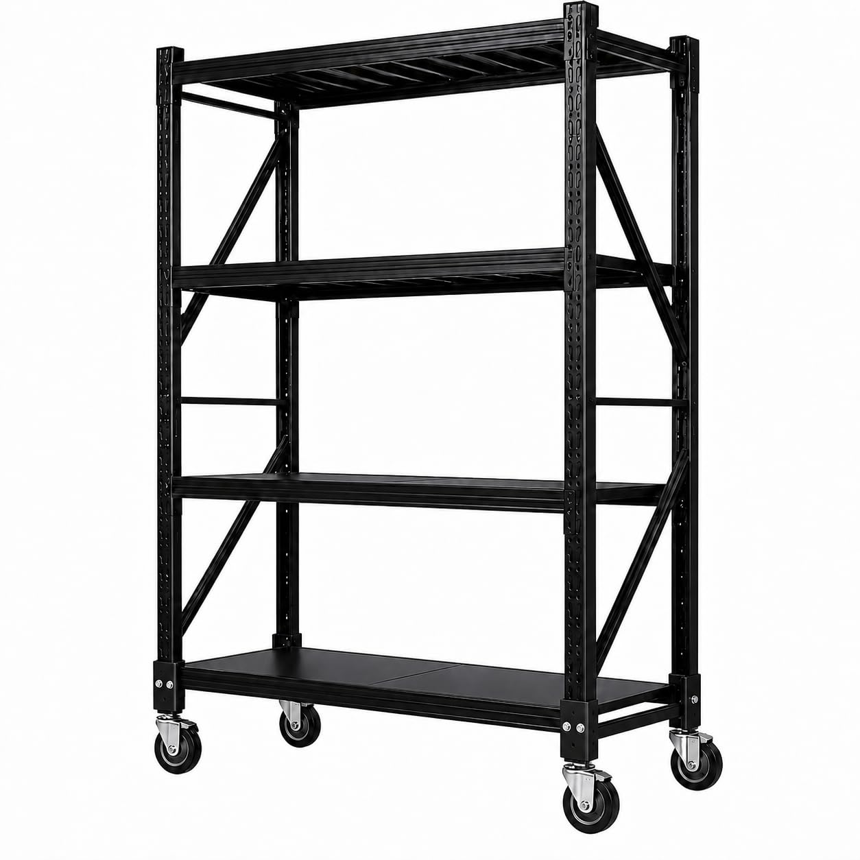 Amazon｜スチールラック 棚 倉庫 耐荷重 200kg/段 (天地4段) メタル 