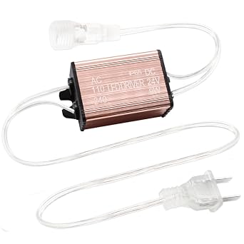 24V 9W LED Controller Class 2 Power Supply with Extend Cords, Low Voltage Transformer US Plug for Christmas Light, String Light LED Device Indoor Outdoor Use 24V9W Steady on