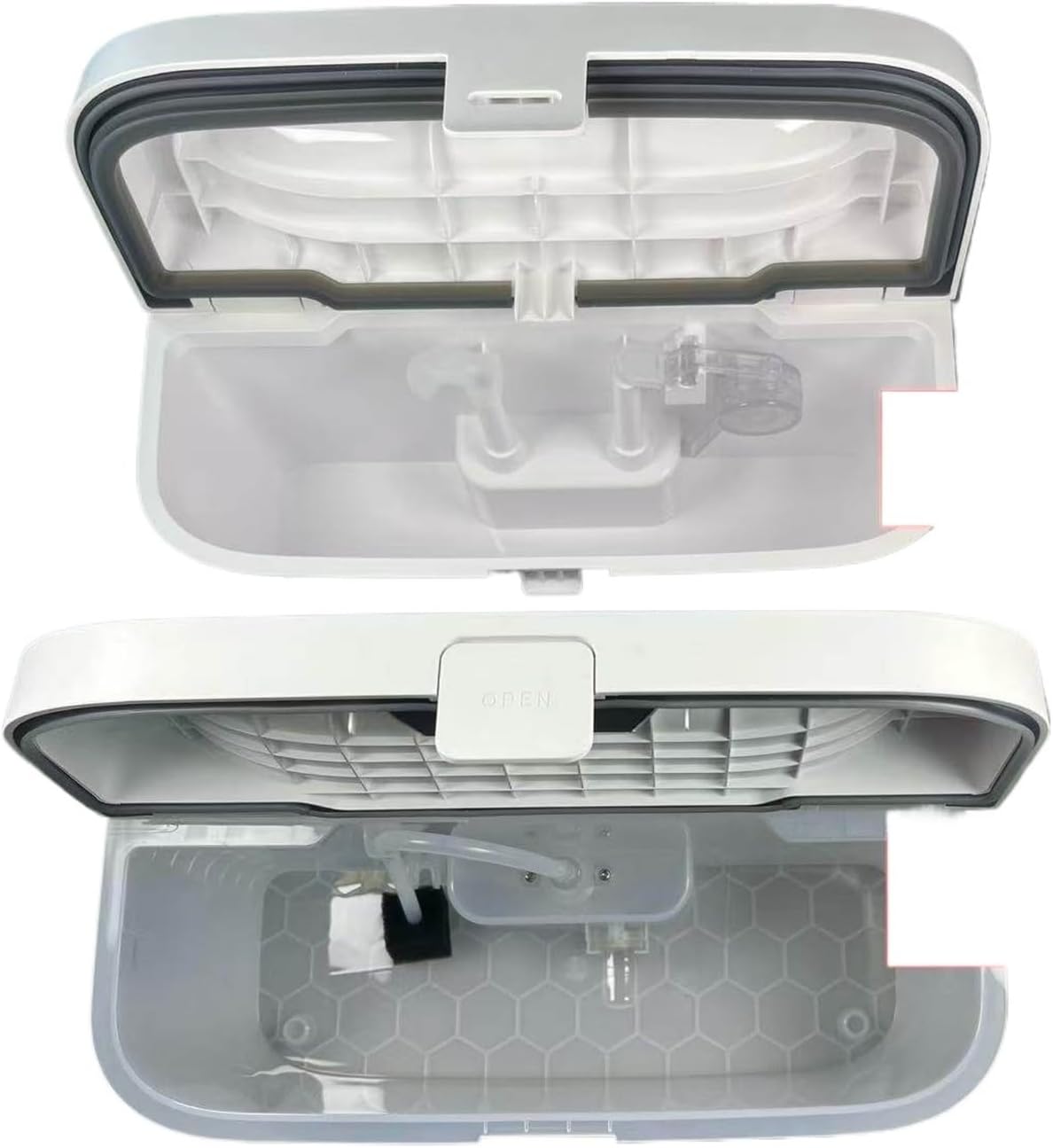 Parts Clean Water Tank, Dirty Water Tank, Compatible for ECOVACS DEEBOT N30 Omni, N30 Pro Omni, Sweeping Robot Accessories(As Show)