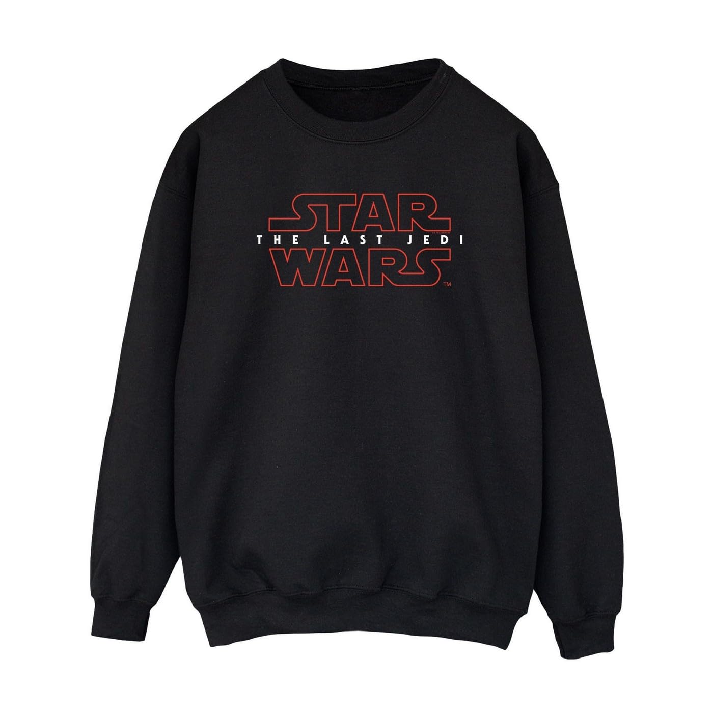 Star Wars Men's Black The Last Jedi Japanese Chewbacca Porgs Sweatshirt Large