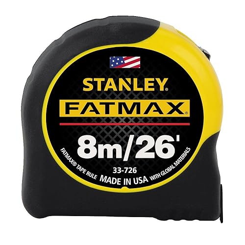 Vista 16 de Stanley Herramientas manuales 33-730 1-1/4" X 30' FatMax® Cinta métrica Amarillo/Negro