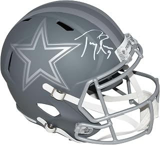Tony Romo Signed Dallas Cowboys Slate Full Size Speed Helmet