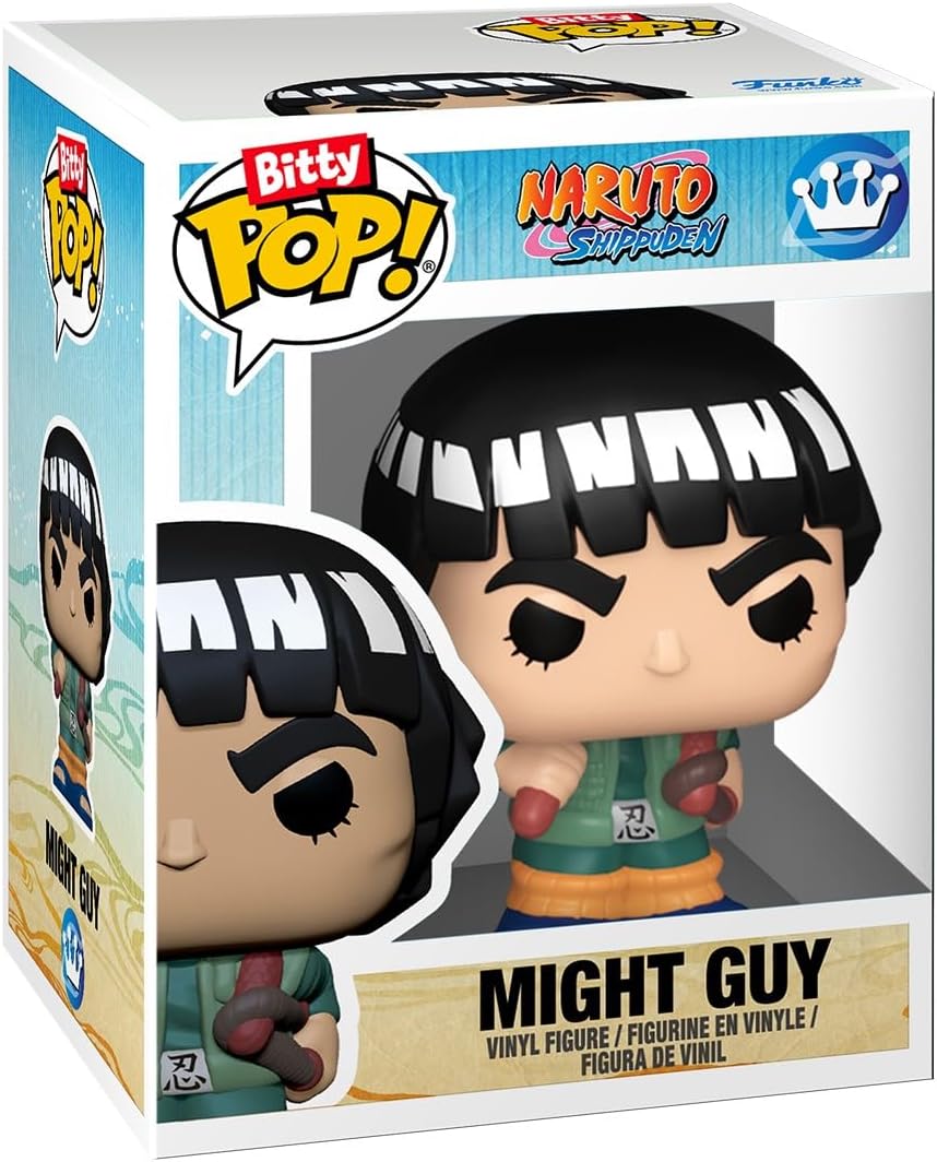 Funko Bitty Pop! Naruto Shippuden: Tenten, Madara (6th Paths), Might Guy, Itachi Uchiha, with a 1 in 6 Chance for Naruto (6th Path) - 0.9 Inch (2.2 Cm) Collectable - Gift Idea - Cake Topper