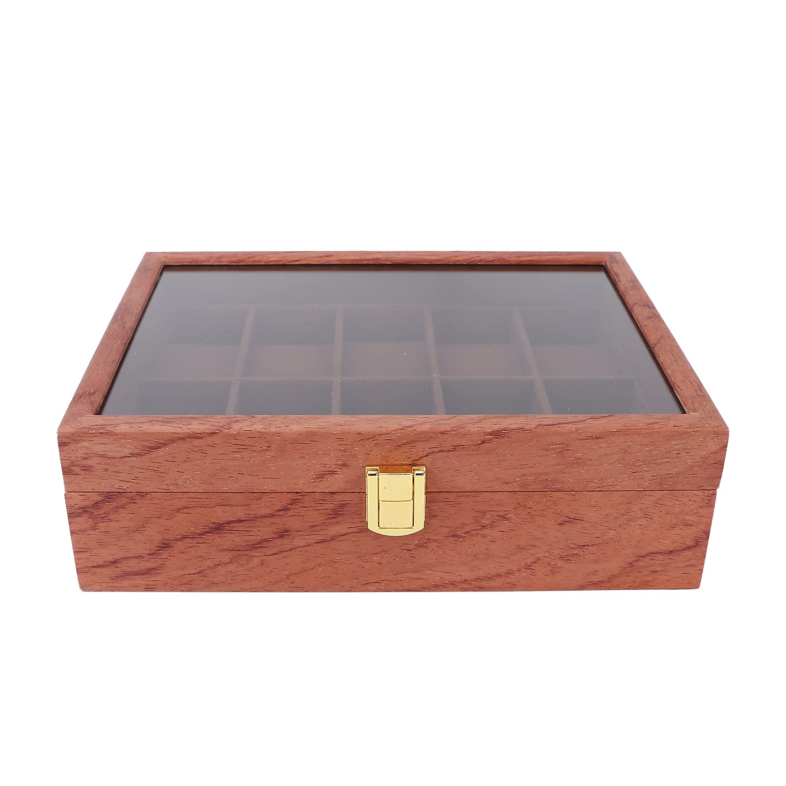Caja de Almacenamiento de Relojes, Vitrina de joyería de Madera, Caja de visualización de Relojes, Caja de Reloj para Viajes de Negocios, Hotel, hogar, Oficina