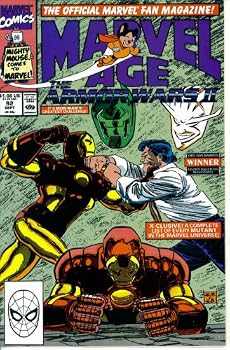 Paperback Marvel Age - The Official Marvel News Magazine #92 : The Armor Wars II (Marvel Comics) Book