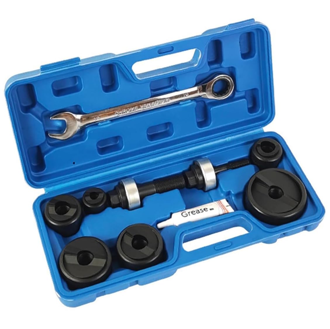 Manual Knockout Punch Kit, Hole Punch Driver Kit, Conduit Hole 1/2 to 2 inch, Electrical Hole Cutter Set, Heavy Duty Metal Sheet Knock Out Box KO Tool Kit Metal Sheet Puncher