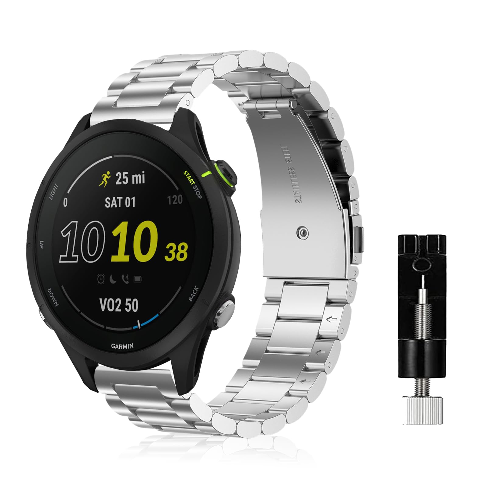 Amazon | [AiMaoo] バンド GARMIN(ガーミン) Forerunner 255 Music  