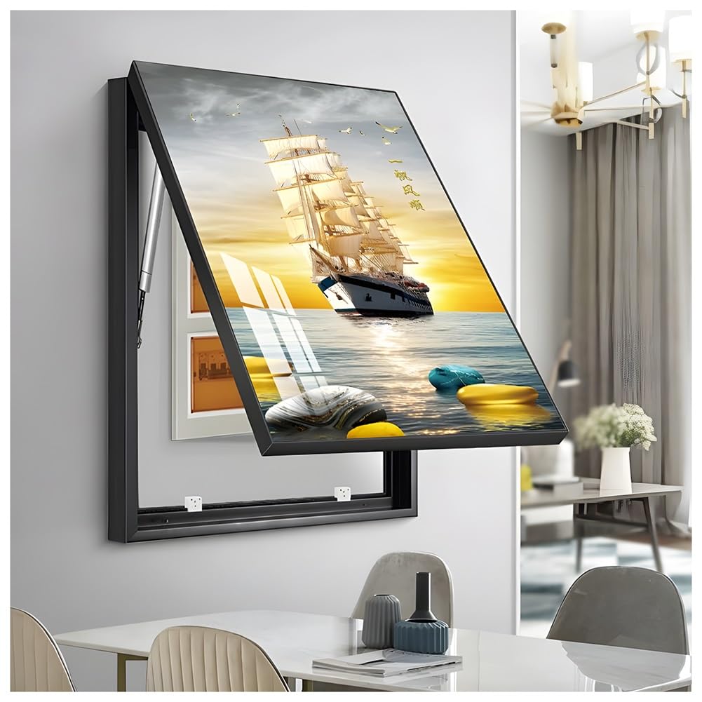 Couvercle de compteur électrique 50x60 cm pour cacher un tableau de fusibles