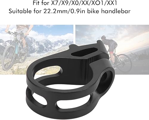 Miniatura 5 de VGEBY Abrazadera de palanca de cambios Abrazadera de aleación de aluminio de 0.874 in compatible con X7/X9/X0/XX/XO1/XX1