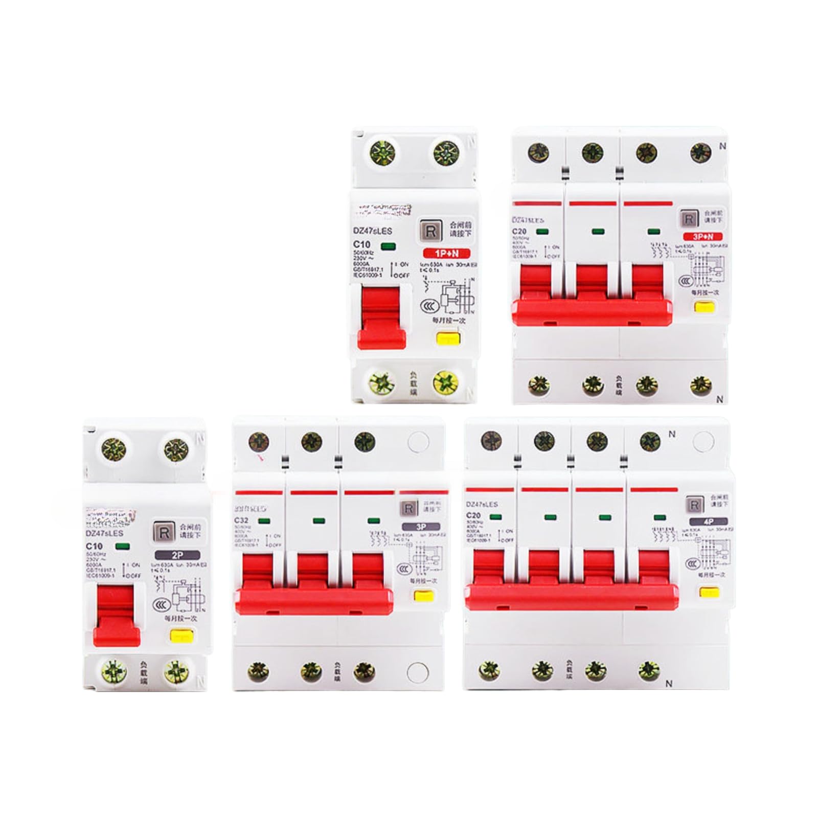 Interruttore di protezione magnetotermico 2P 32A(10A; 2P)