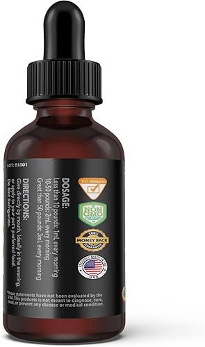 Miniatura 6 de RestoraPet PM Formula Aceite orgánico de bienestar para perros y gatos 600 mg gotas líquidas antiinflamatorias que promueven el alivio del dolor