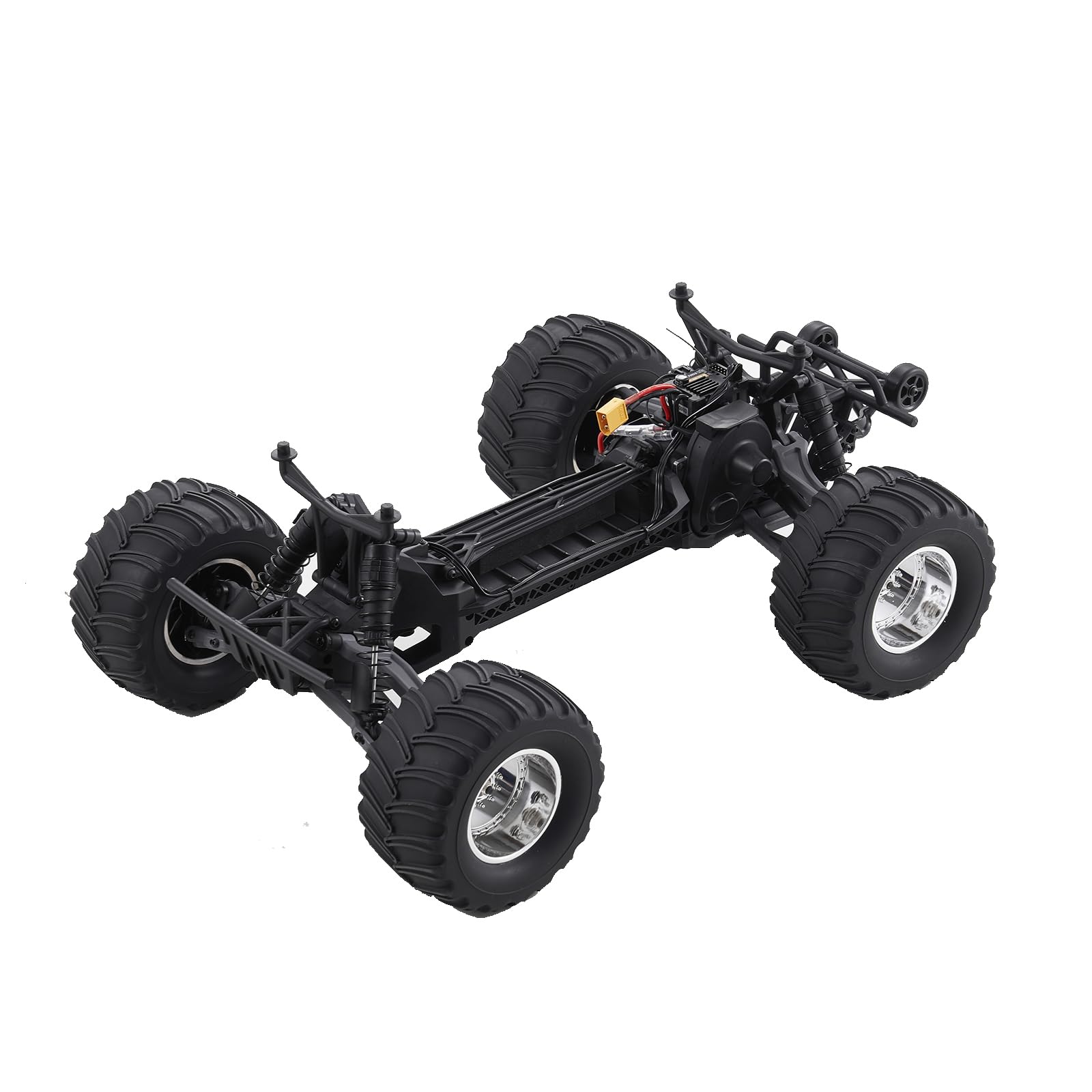 FMS 1/10 Ford F-100 RC Monster Truck, RC Crawler RTR 2WD Camión todoterreno con barra de ruedas, motor de alto par, coche de control remoto de grado hobby para adultos, negro