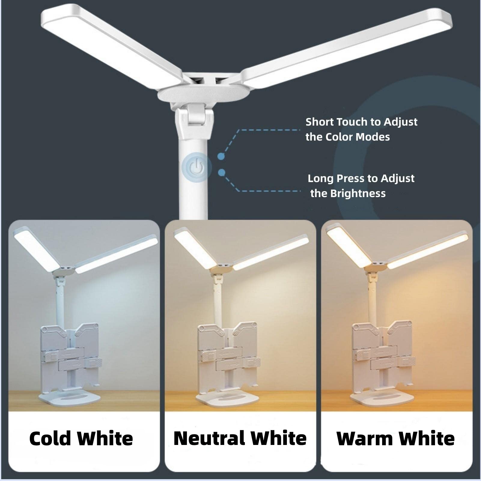 Amazon.co.jp: WAZSY ブックスタンド ライト付き 調べて健康的に読む