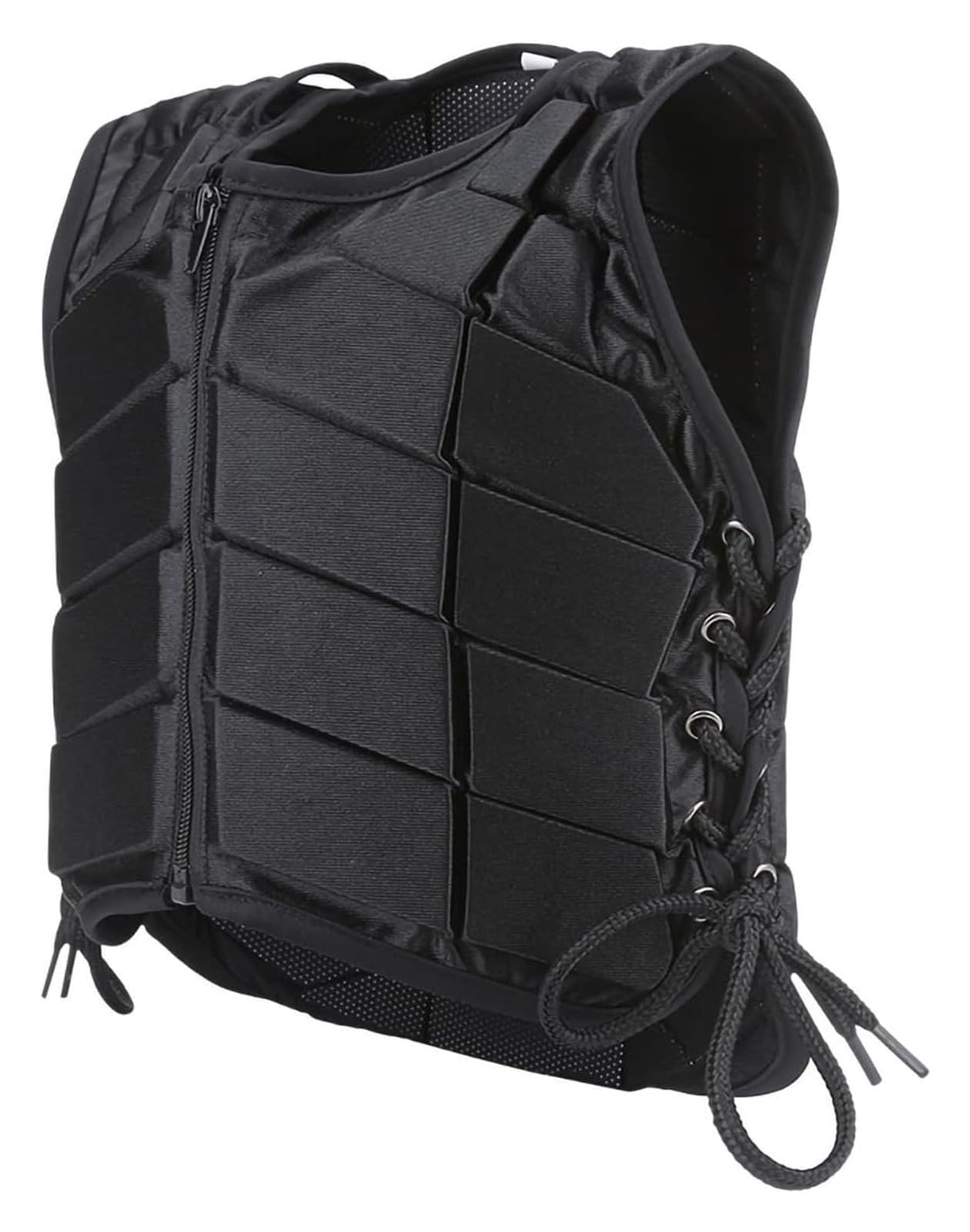 Ecuestres chaqueta protectora chaleco， Chaleco de seguridad acolchado y protector for entrenamiento de equitación, cómodo y adecuado for niños y niñas(CS)