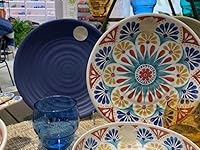 Vista 15 de Abode Homewares TarHong Planta Artisan Solid Salad Plate, 8.5", Planta (Majority Plant Based with Melamine Binder), Shatterproof, Indoor/Outdoor